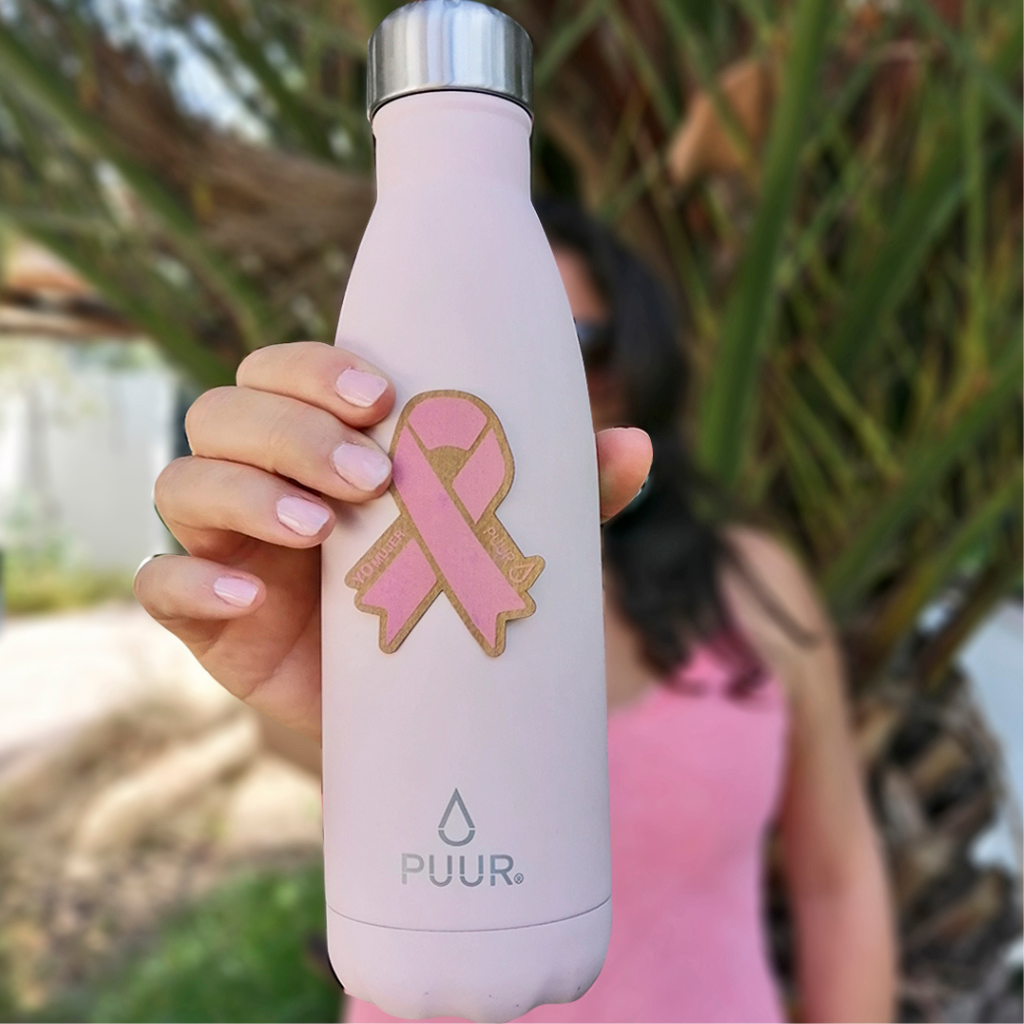 LOGOTIPO DE CAMPAÑA CANCER DE MAMA CON LOGOTIPO PUUR