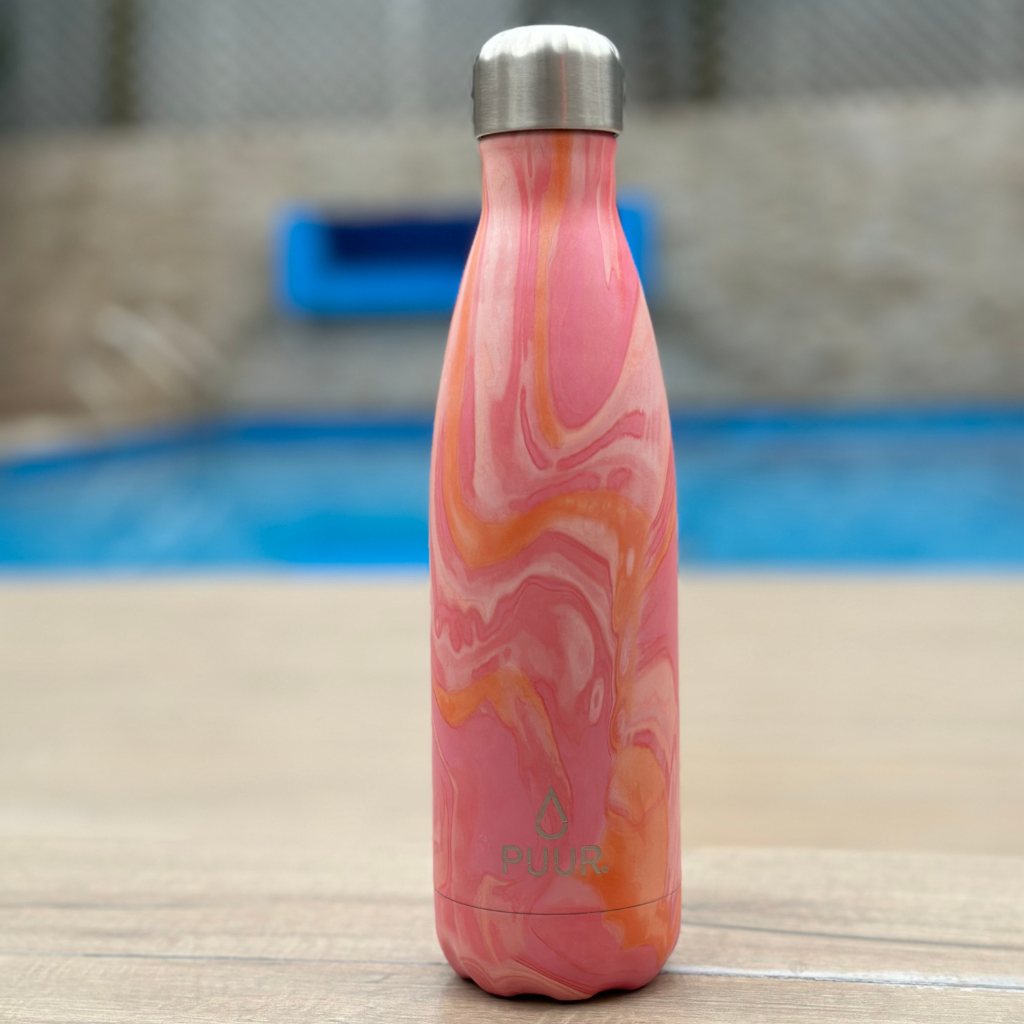 Botella Rose Marble 500 ml