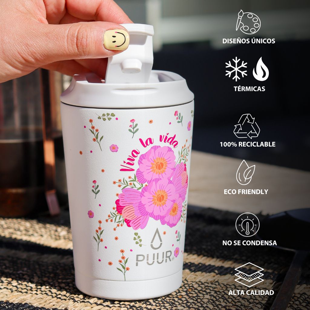 Mug Viva La Vida Hermético 350 ml