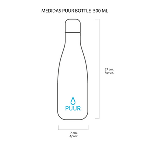 Botella Térmica Puur Bottle Sky La Cultura es una Fiesta 500 ml