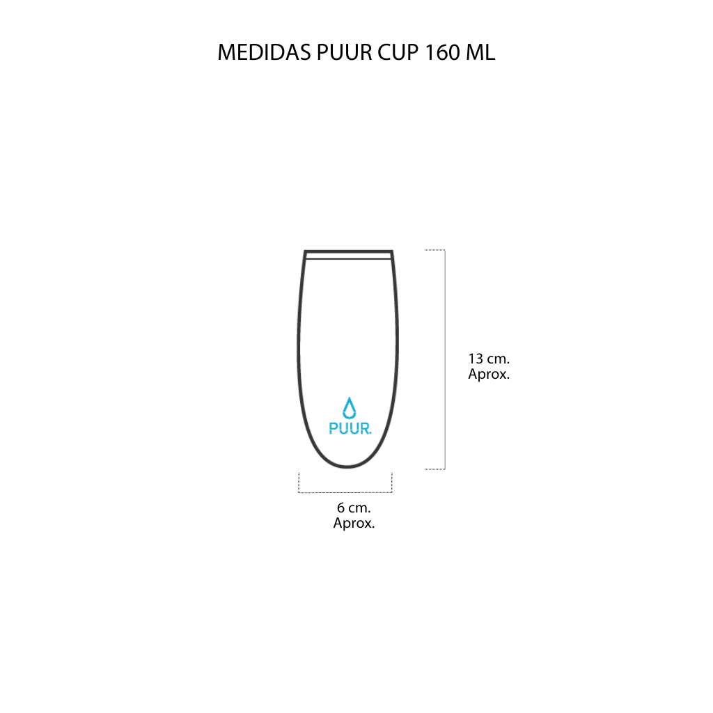 Vaso Térmico Puur Champagne Unicorn 160 ml