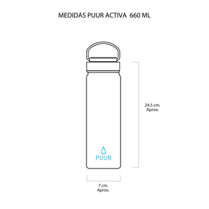 Botella Térmica Puur Activa Anémona 660 ml