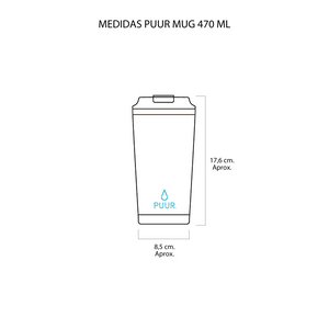 Vaso Térmico Puur Mug Bunny  Hermético 470 ml