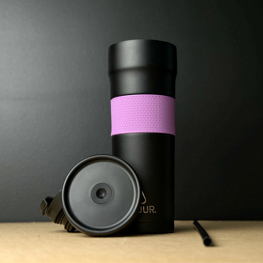 Vaso Térmico Puur Mug Onyx Lila 680 ml + Tapa Antiderrame