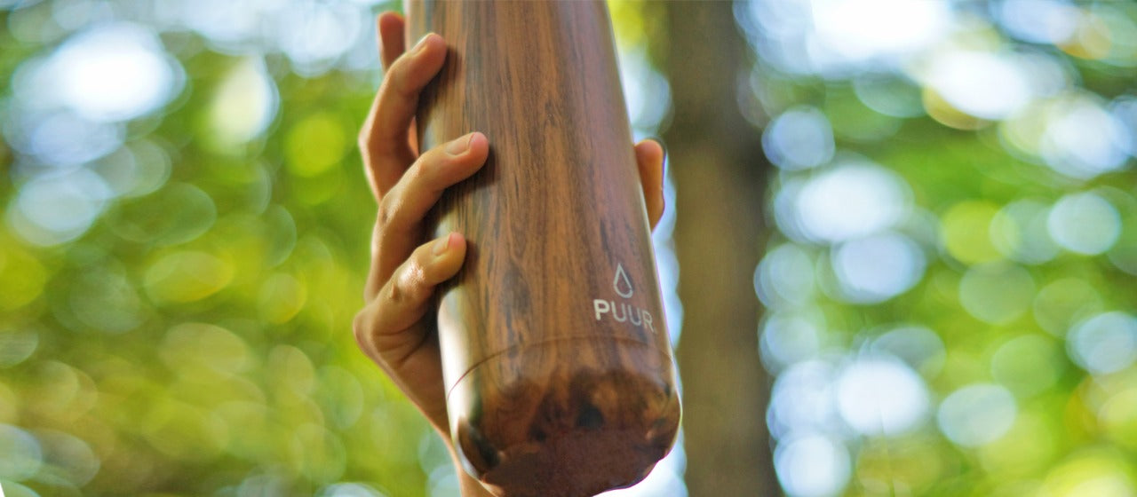 Botella térmica madera 750ml Puur Wood - PUURBOTTLE