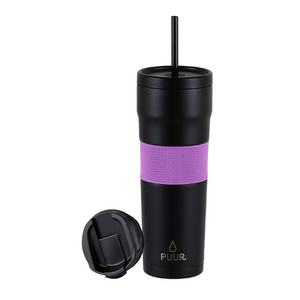 Vaso Térmico Puur Mug Onyx Lila 680 ml +Tapa Antiderrame