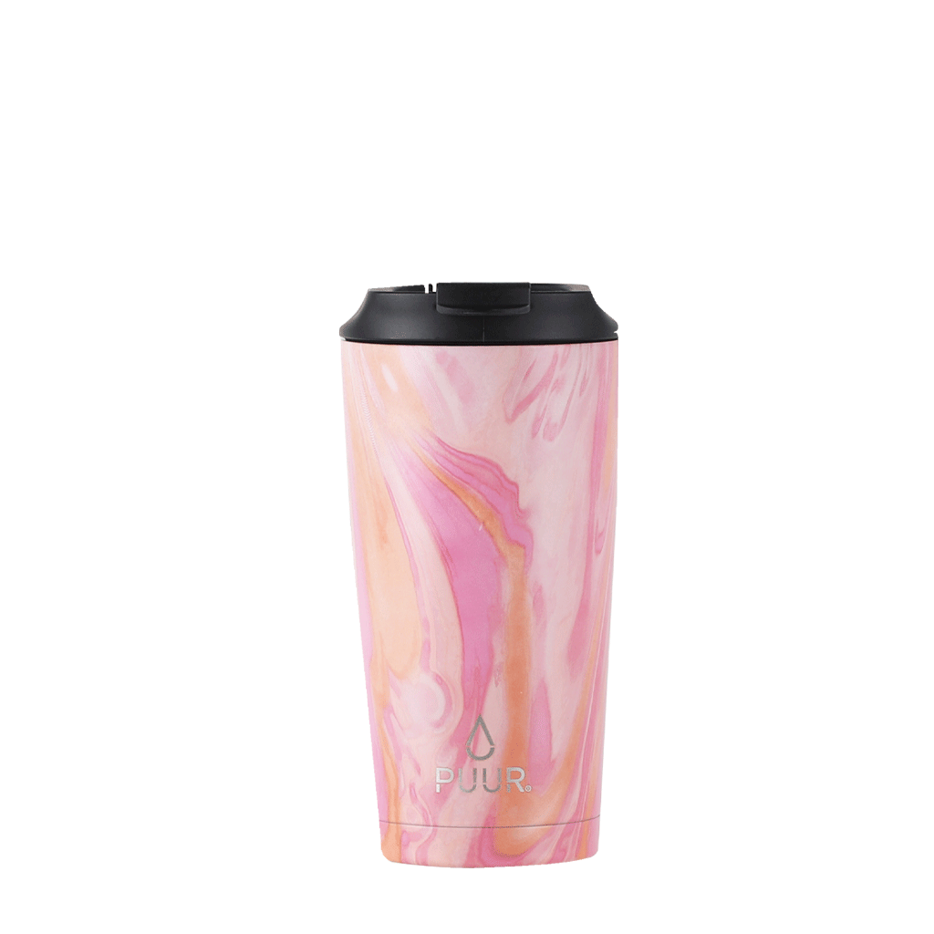 Mug Hermético Rose Marble 470ml