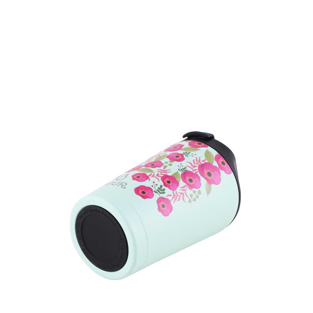Vaso termico Puur 350ml floreado en fondo blanco