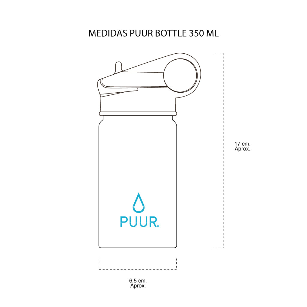 Botella Térmica Puur Bottle Strawberry 350 ml