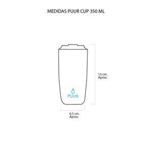 Vaso Térmico Puur Mug Arena Hermético 350 ml