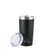 Vaso termico marca Puur. color negro, acero inoxidable, mostrando caracteristicas de lat apa 