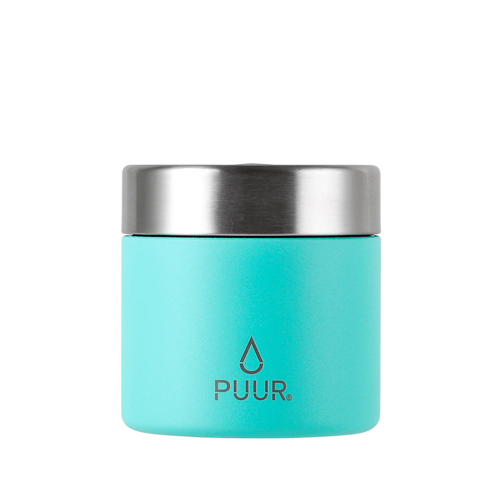 Termo comida marca Puur color menta capacidad 350ml acero inoxidable